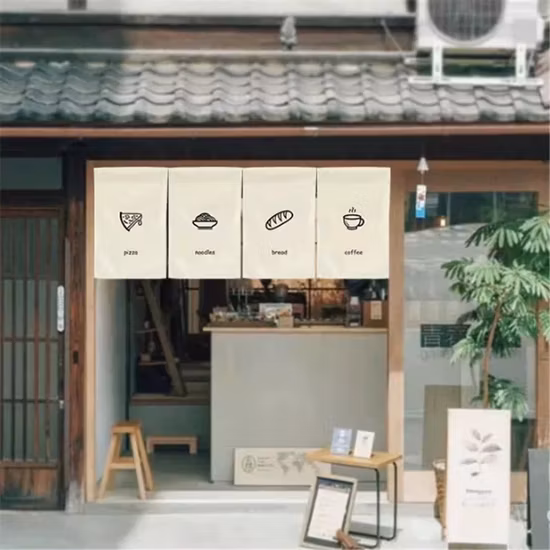 格安価格病院カフェ装飾カーテンシャワーホテルのロビーカーテン麻マット生地